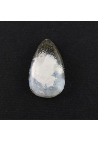 Cabochon Drop Opal Blue Owyhee Light Blue Macrame Jewelry Pendant Ring Reiki-1