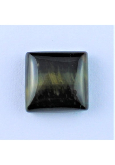 Cabochon Hawkeye Square Tumbled Macrame Ring Pendant Jewelry-1