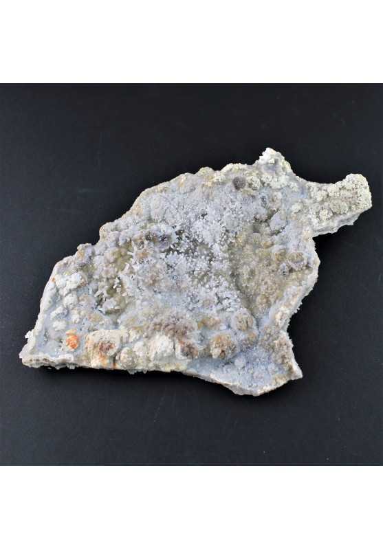 Drusa di Ametista con Calcedonio cristallizzato Collezionismo Arredamento Chakra-1
