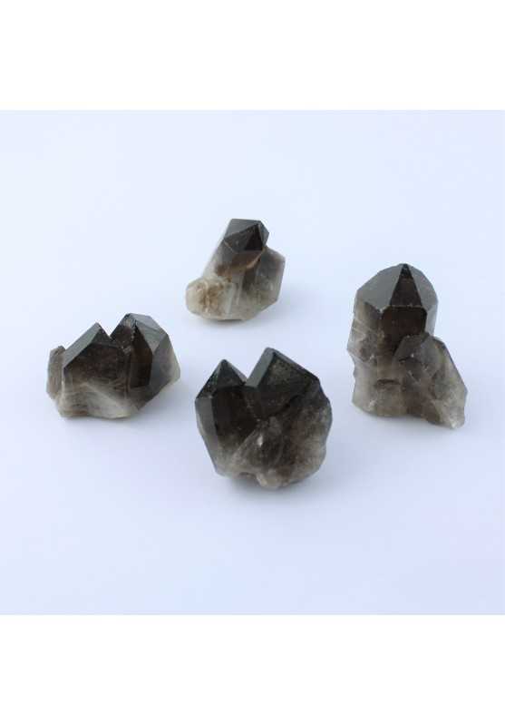 Group Smoked Quartz Smoked Tip Crystal Therapy Furnishing Collectibles-1