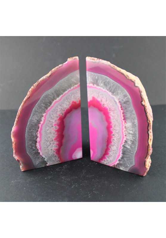Paperweight Pink Agate Couple Collectables Paper clip Bookends Furniture-1