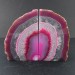 Paperweight Pink Agate Couple Collectables Paper clip Bookends Furniture-2