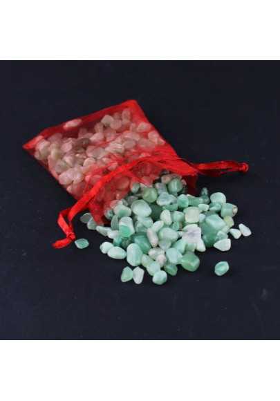 Mini Tumbled Stones in Green AVENTURINE 100gr Orgone Orgonite Crystal Healing Reiki-1