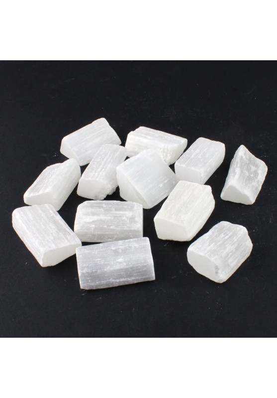 Sélénite Brute BRÉSIL Moyen Minéraux Qualité Cristal thérapie Chakra Reiki A+-1