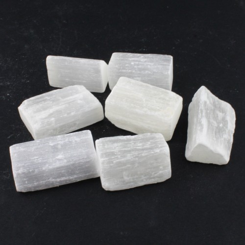 Rough SELENITE BRAZIL Medium Size MINERALS Quality Crystal Healing Chakra Reiki A+-2