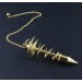 Professional Pendulum Spiral Egyptian Divination in Metal GOLD Chakra Dowsing-3