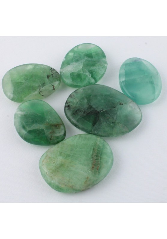 Jabón de fluorita verde palma de la mano Plato de Cristal Terapia Cristales Zen-3