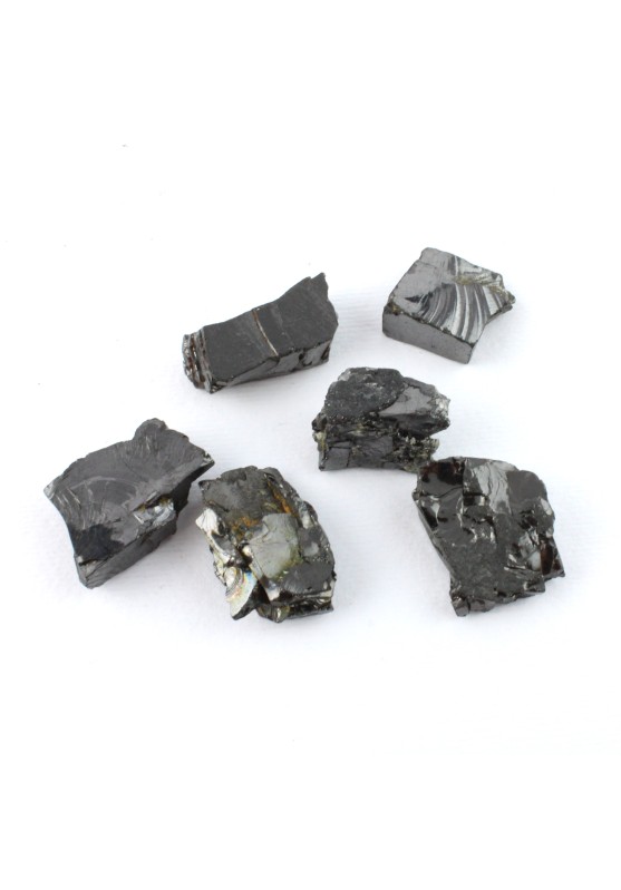 Shungit cristalizado en bruto Minerales Terapia con cristales Proteccion Carbón 3-6g-1