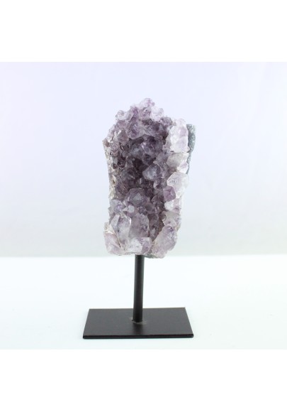 PURPLE AMETHYST DRUSA from URUGUAY on pedestal, Furnishings, collectibles A+-1
