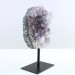 PURPLE AMETHYST DRUSA from URUGUAY on pedestal, Furnishings, collectibles A+-3