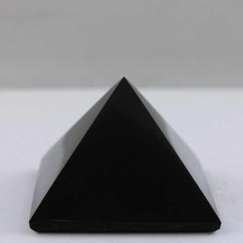 Minerale * Pirámide en SHUNGIT 70x70 mm Ondas electromagnéticas Decoración de hogar Coleccionismo