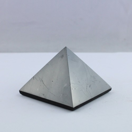 Minerale * Pirámide en SHUNGIT 70x70 mm Ondas electromagnéticas Decoración de hogar Coleccionismo
