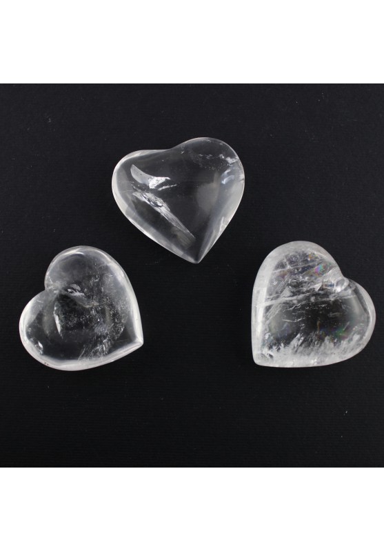Mineral * HEART Love Hyaline Quartz Pure Polished Specimen Love 24g Chakra-1