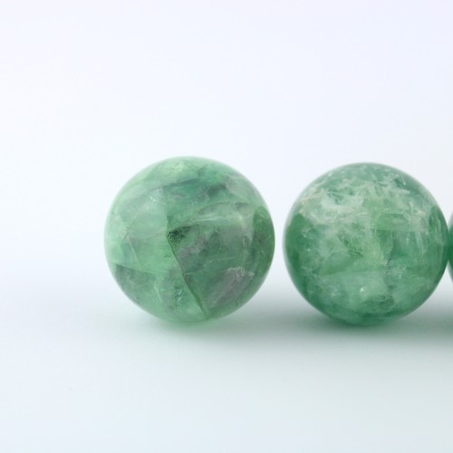 Sphere of Mixed Green Purple Fluorite 3 cm Crystal Mineral Stone Ball