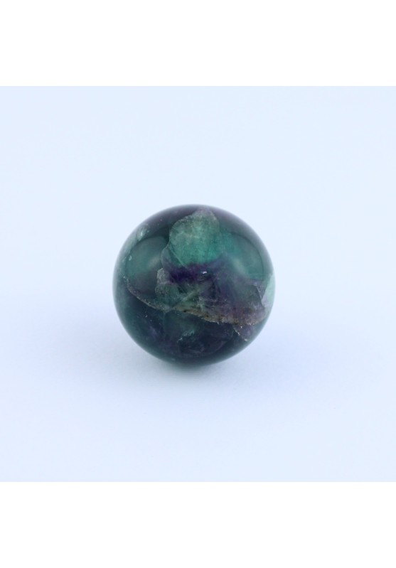 Mini SPHERE of Mixed Fluorite Crystal Minerals Stone Ball RARE