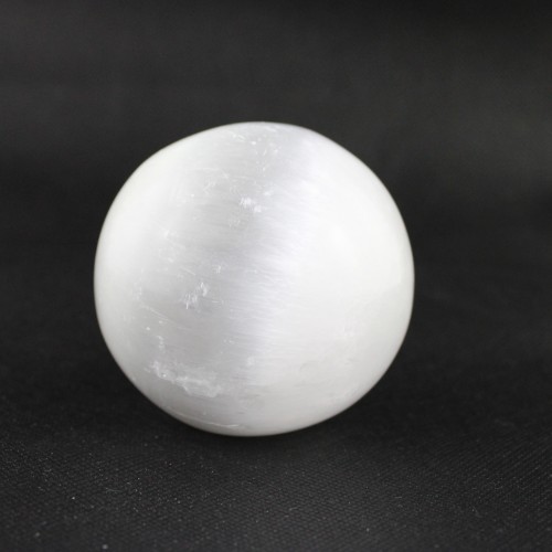 Grande Esfera en SELENITA Calidad Extra 72 mm 474 Gr Terapia de cristales Decoración de hogar-3