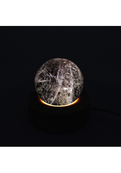 Sphere Smokey Quartz 124 Gr Polished Minerals Crystal Healing High Quality Zen A+