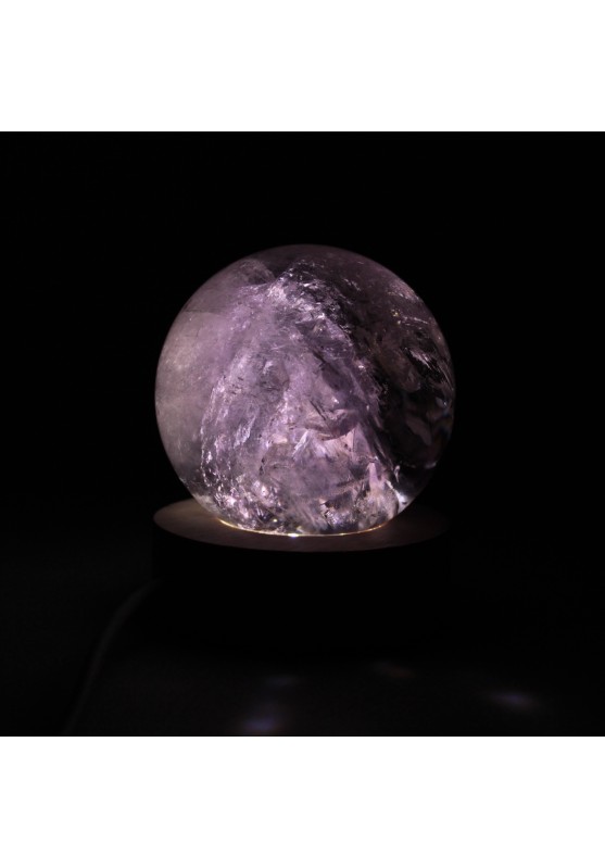 ESFERA en AMATISTA 293 gr 5,5 cm Hermosa Minerales Terapia de Cristales 305g 60mm Alta Calidad