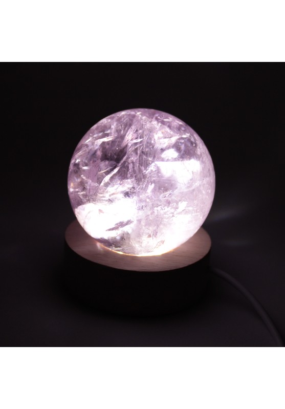 MINERALES * ESFERA en AMATISTA 278 gr 5,7 cm Violeta Brasil Alta Calidad Cristaloterapia