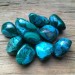 Polished MALACOLLA Tumbled Stone Malachite + Chrysocolla Crystal Healing RARE-1