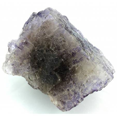 MINERALS Wonderful Specimen of Purple Fluorite with Double Spirit MEXICO Chakra-3