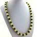 YELLOW CALCITE Necklaces Sphere & Green Aventurine Jewel Gift Idea Chakra A+-1