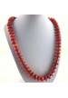 Necklace in Red CORAL Natural Jewel Gift Idea Chakra High Quality A+-1