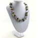 Special Necklace Tumbled Stone in Rainbow FLUORITE Chips in QUARTZ & CITRINE-2