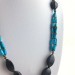 Precious Necklace in Lapis Lazuli & TURQUOISE in Very High Quality Chakra A+-2