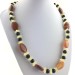 Wonderful Carnelian Necklace AGATE Yellow CALCITE & Black ONIX Quality A+-1