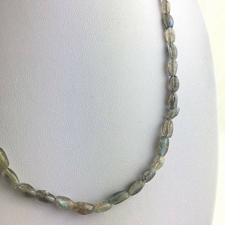 Wonderful Perfect Necklace in LABRADORITE with Reflections High Quality A+ MINERALS-2
