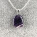 Pendant Dogtooth AMETHYST Charm Crystal Healing Chakra Necklace MINERALS-1
