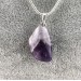 Pendant Dogtooth AMETHYST Charm Crystal Healing Chakra Necklace MINERALS-2