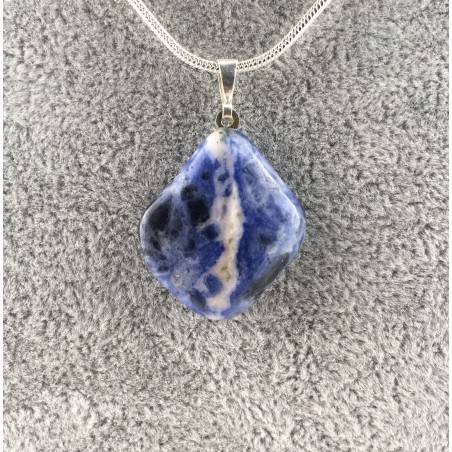 Excellent Pendant in SODALITE Tumbled Necklace High Quality A+ Chakra Reiki Zen-1