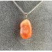 CARNELIAN Pendant Red AGATE Crystal Tumbled Stone Necklace MINERALS High Grade A+-1