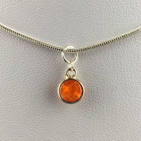 Pendant in CARNELIAN Cabochon Necklace MINERALS High Quality Chakra Reiki A+-2