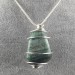 African JADE Pendant Hand Made on Silver Plated Spiral Necklace Healing Charm-2