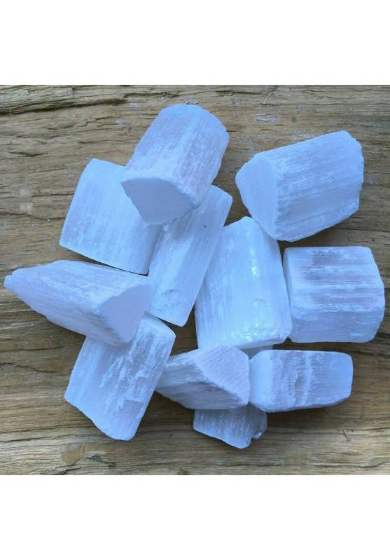 SELENITE GREZZA Brasile Minerali Qualità Cristalloterapia Chakra Reiki A+-1