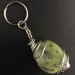 Nephrite JADE Keychain Keyring Hand Made on SILVER Plated Spiral A+-2