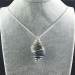 Pendant SODALITE BRAZIL Hand Made on Silver Plated Spiral A+-2