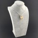 CITRINE Quartz Pendant Handmade Silver Plated Spiral Necklace-6
