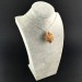 Picture Jasper Sand STONE Pendant - ARIES Zodiac SILVER Plated Spiral Tumbled Stones-3