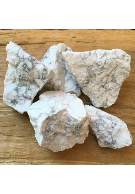 HOWLITA en BRUTO Minerales Cristaloterapia Reiki [ Howlita Rough Raw Healing Stone-1