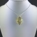 CITRINE Quartz Pendant Authentic Hand Made on SILVER Plated Spiral A+-5