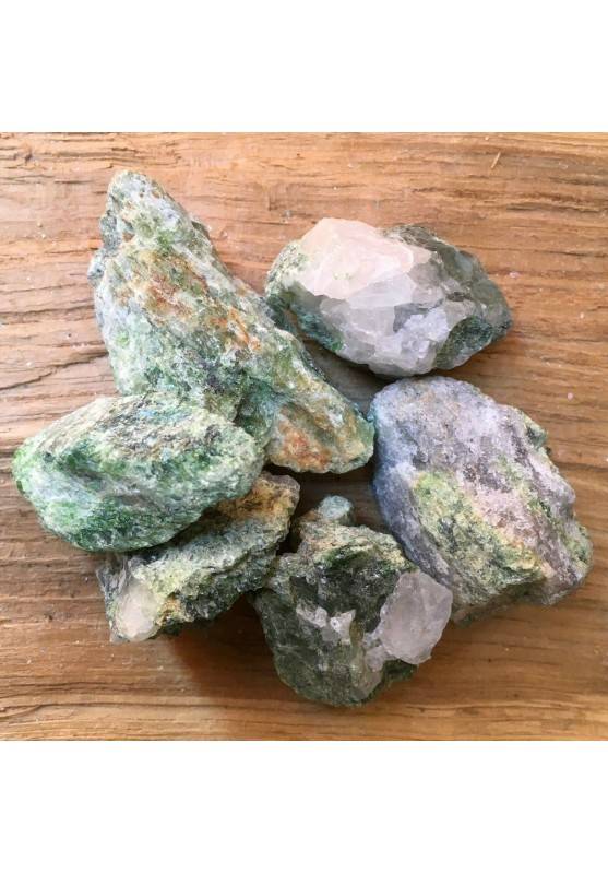 DIOPSIDE GREZZO Alta Qualità Minerali Cristalloterapia Chakra Reiki A+-1