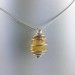 AMBER Pendant Hand Made on Silver Plated Spiral Gift Idea Minerals Chakra A+-4