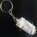 SELENITE Keychain Keyring Hand Made on Silver Plated Spiral Gift Idea-1