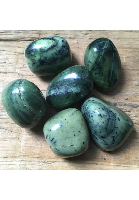Nephrite Jade Tumbled GIANT MINERALS Nefritica Crystal Healing Chakra A+-1