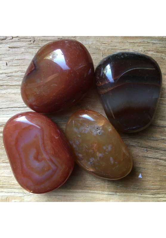 Tumbled CARNELIAN AGATE GIANT First Quality Minerals Crystal Healing Chakra-1
