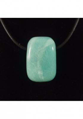 JADE Sky Blue Pendant Gemstone - LEO Necklace MINERALS Crystal Healing Charm-1